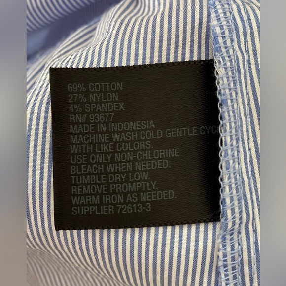 NWOT Worthington Striped Cold Shoulder Dress Size L - Picture 10 of 10